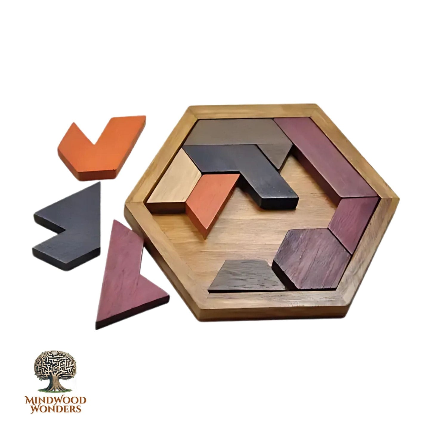 Casse-tête - Tangram N°4 | MindWood Wonders