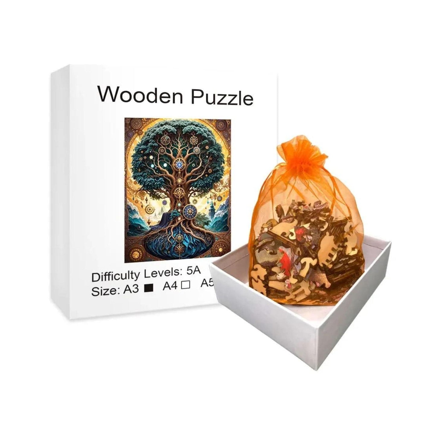 Puzzle 2D - L'Arbre Mystique | MindWood Wonders