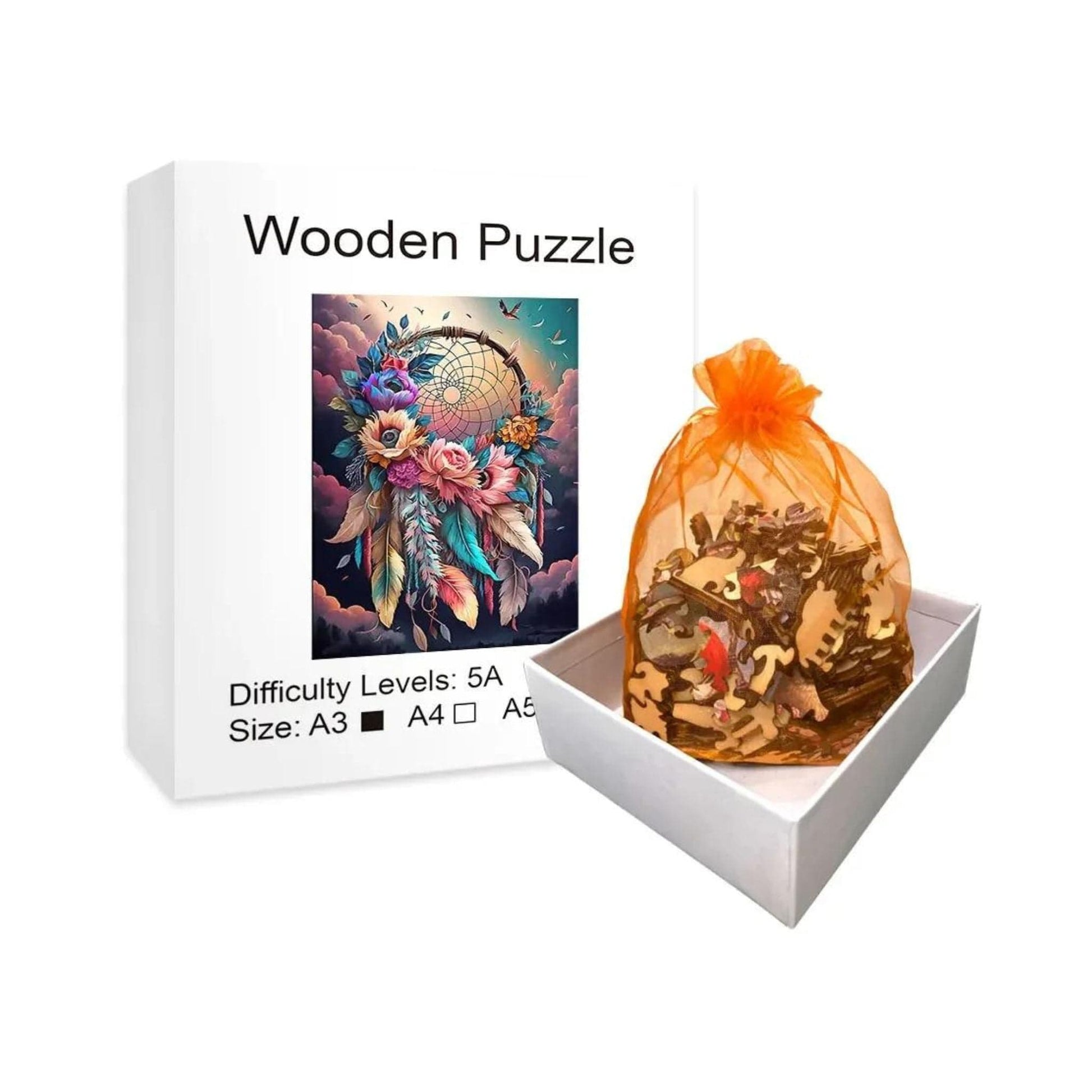 Puzzle 2D - L'Attrape-Rêves Mystique | MindWood Wonders