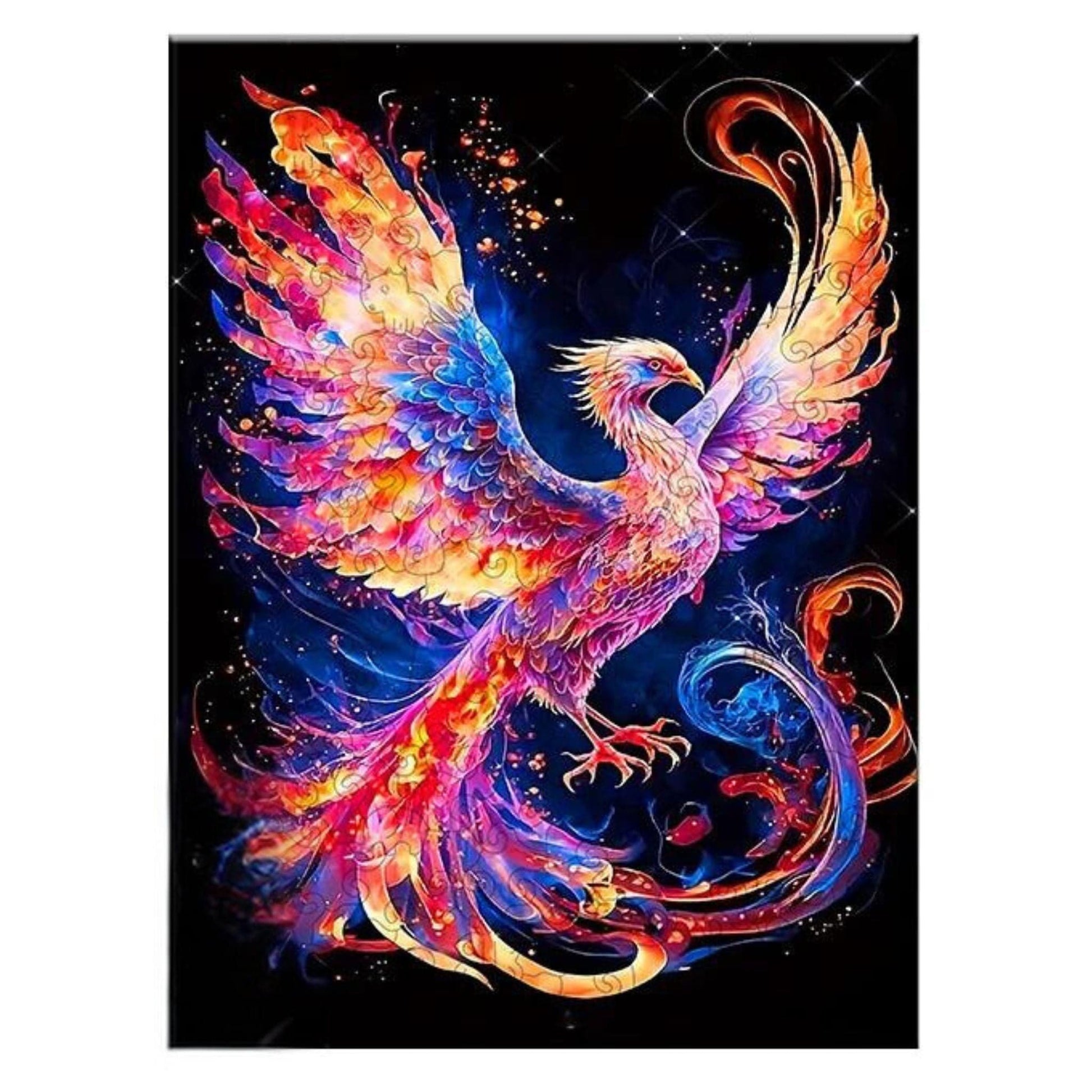 Puzzle 2D - L'Oiseau Coloré | MindWood Wonders