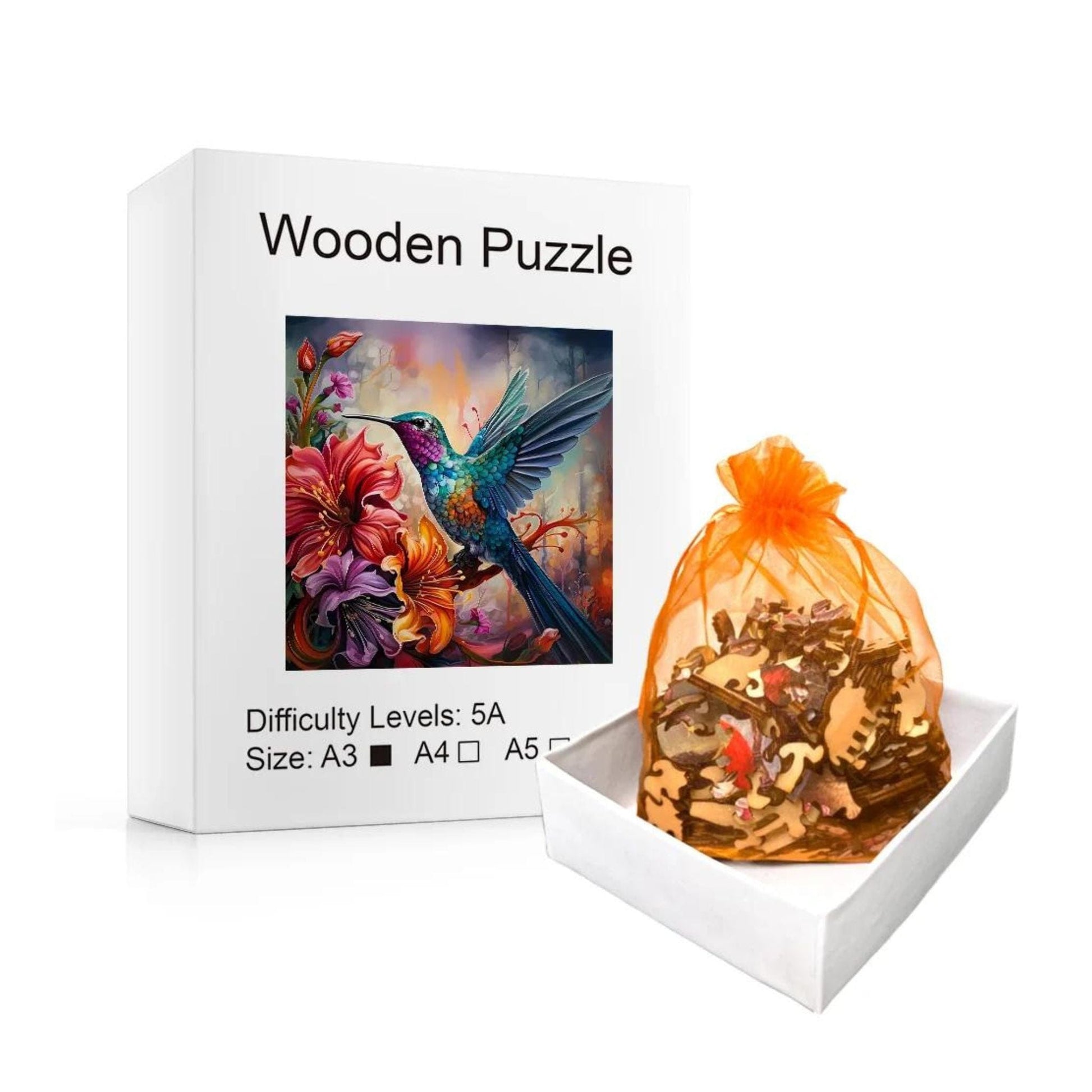 Puzzle 2D - La Danse du Colibri | MindWood Wonders