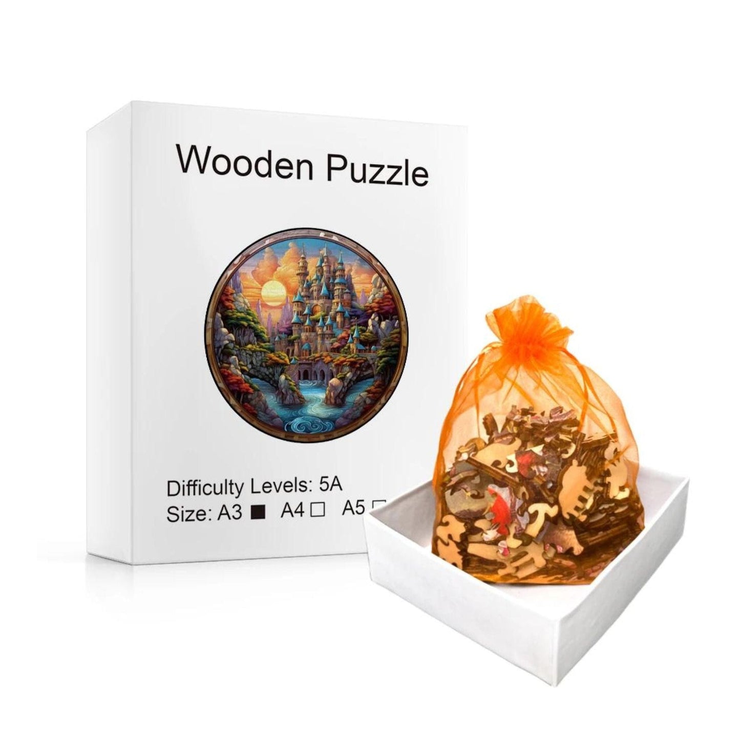 Puzzle 2D - Le Château Mystérieux | MindWood Wonders