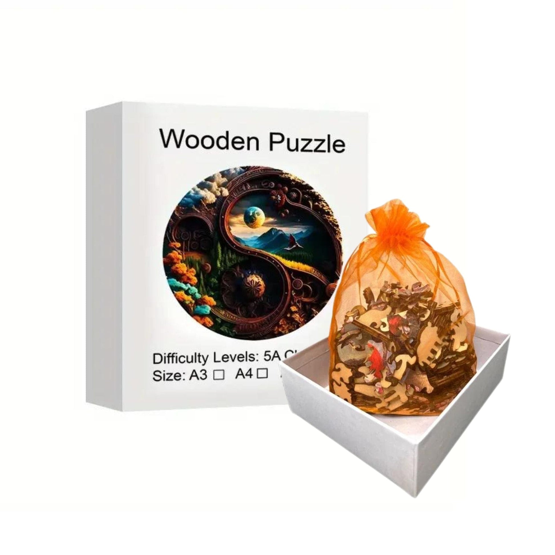 Puzzle 2D - Mythique Yin-Yang | MindWood Wonders