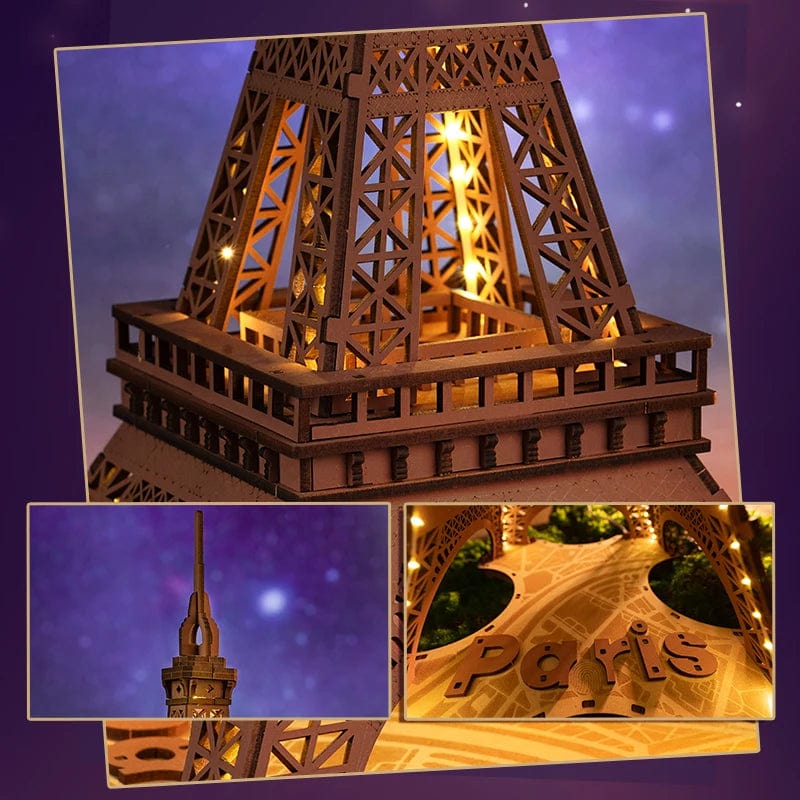 Puzzle 3D - La Tour Eiffel | MindWood Wonders