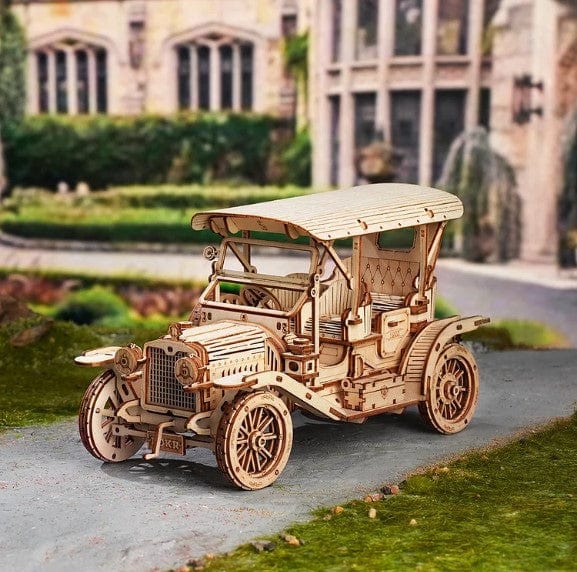 Puzzle 3D - La Voiture Vintage | MindWood Wonders