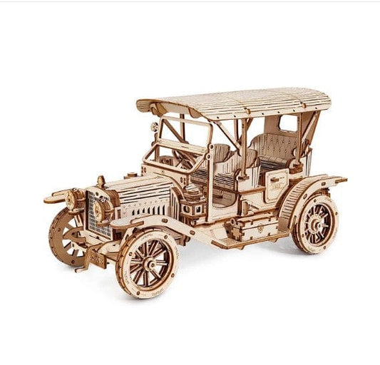 Puzzle 3D - La Voiture Vintage | MindWood Wonders