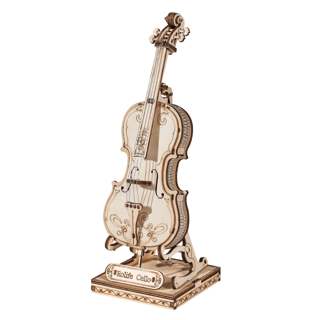 Puzzle 3D - Le Violoncelle | MindWood Wonders