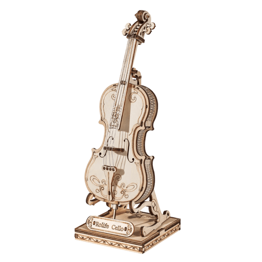 Puzzle 3D - Le Violoncelle | MindWood Wonders