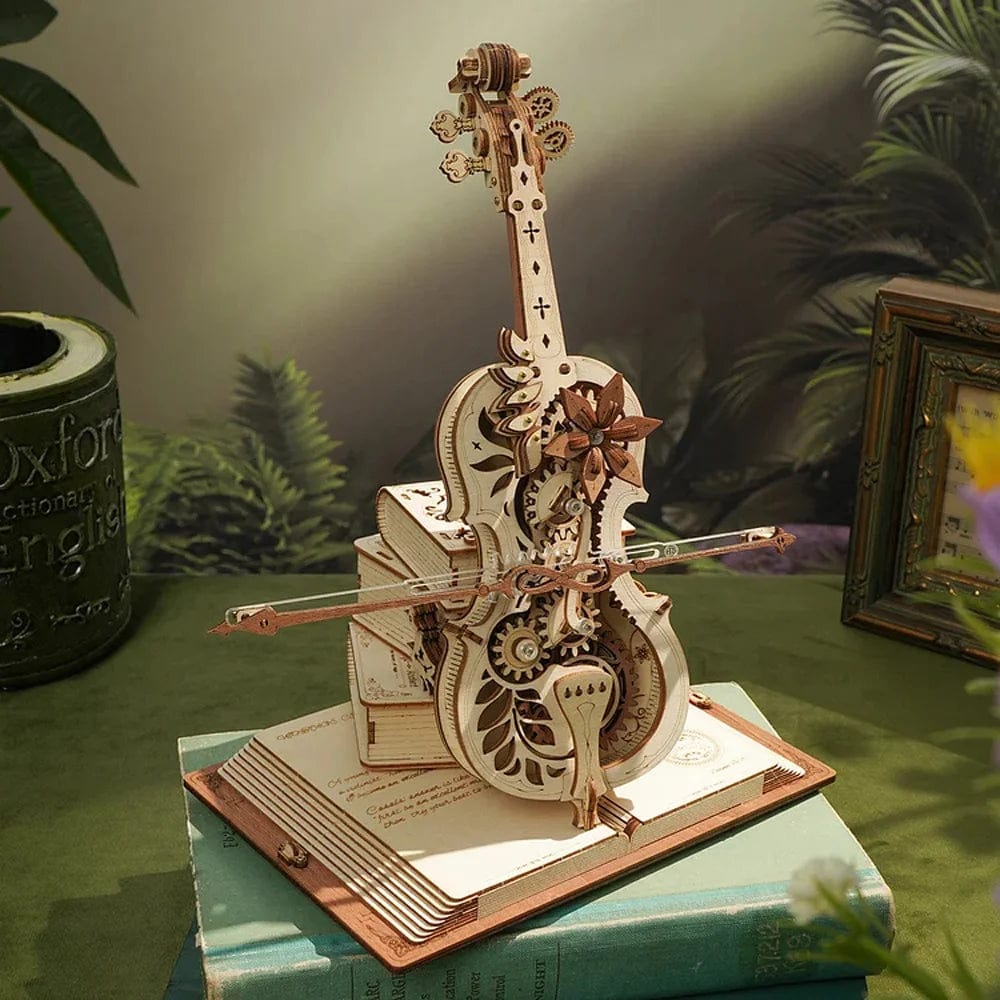 Puzzle 3D - Le Violoncelle Musical | MindWood Wonders