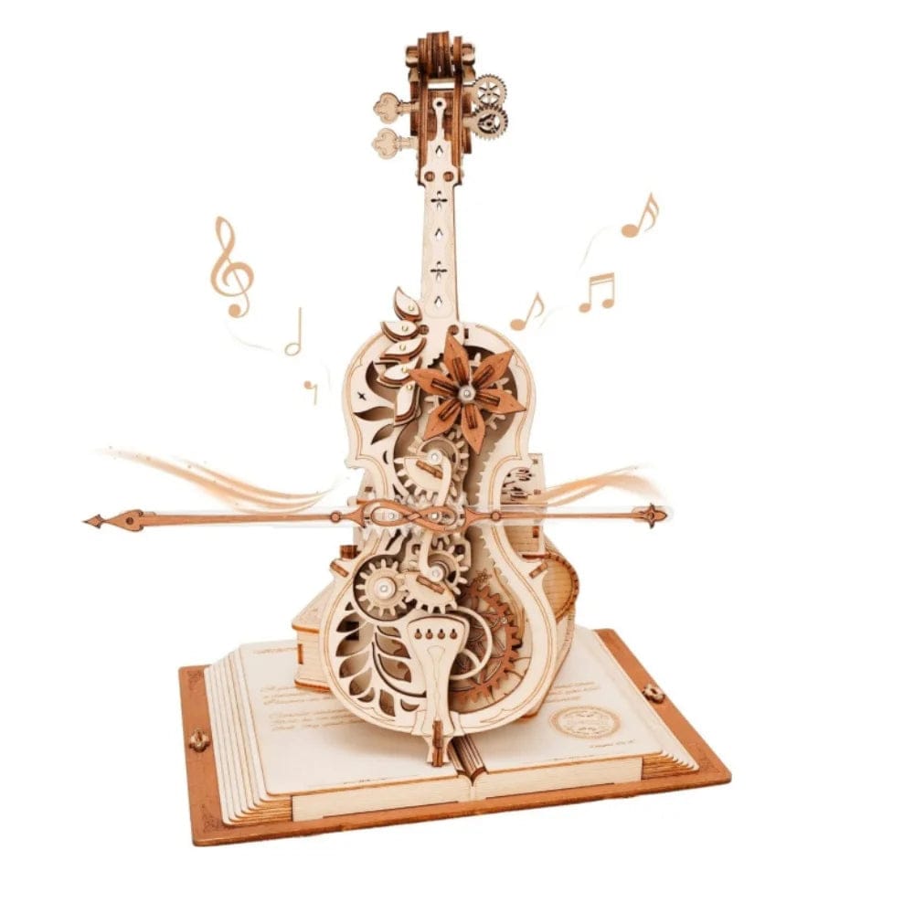 Puzzle 3D - Le Violoncelle Musical | MindWood Wonders